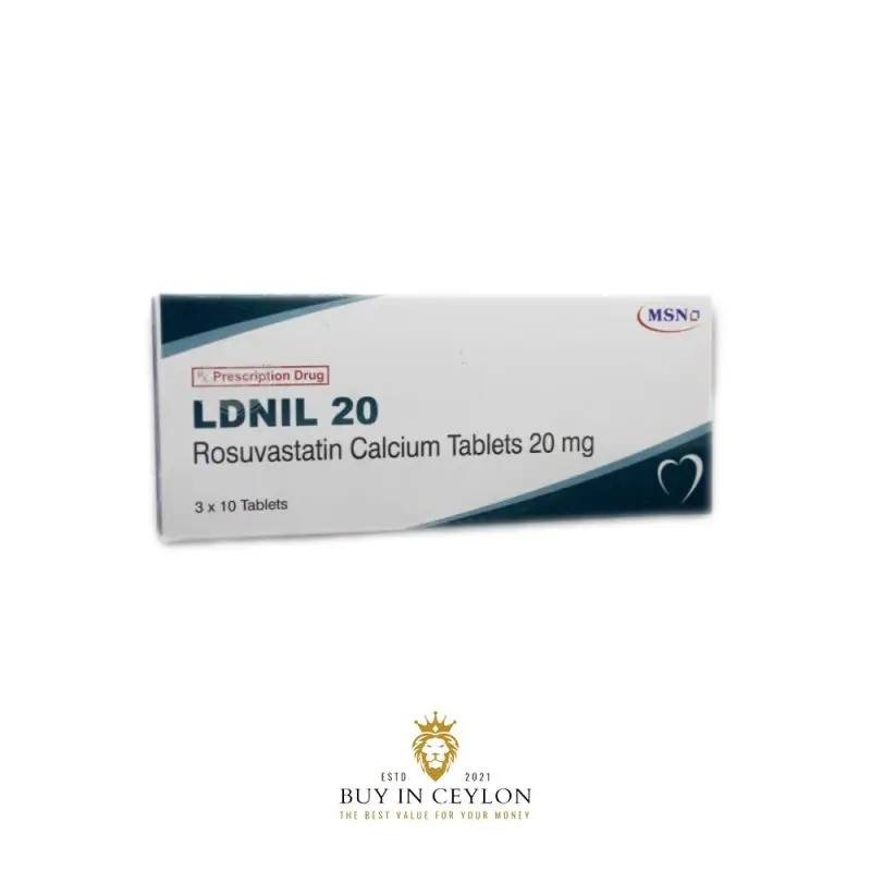 Rosuvastatin calcium 20 mg 30 Tablets